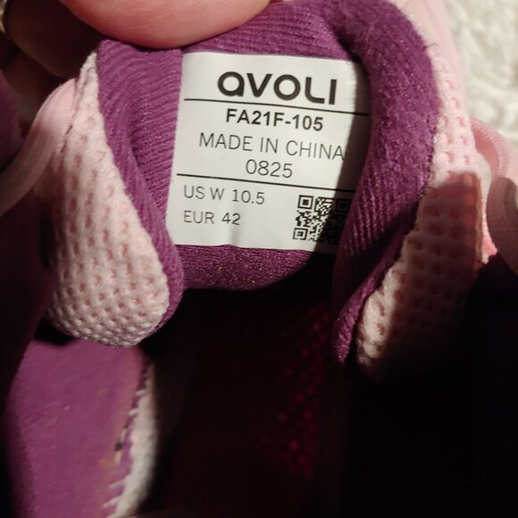 Avoli Mid Retro Future Volleyball Shoes- Pink/Purple & Lavender Field Trip 10.5 - Picture 14 of 16